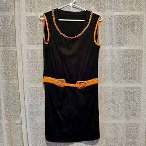 Black & Orange Dress